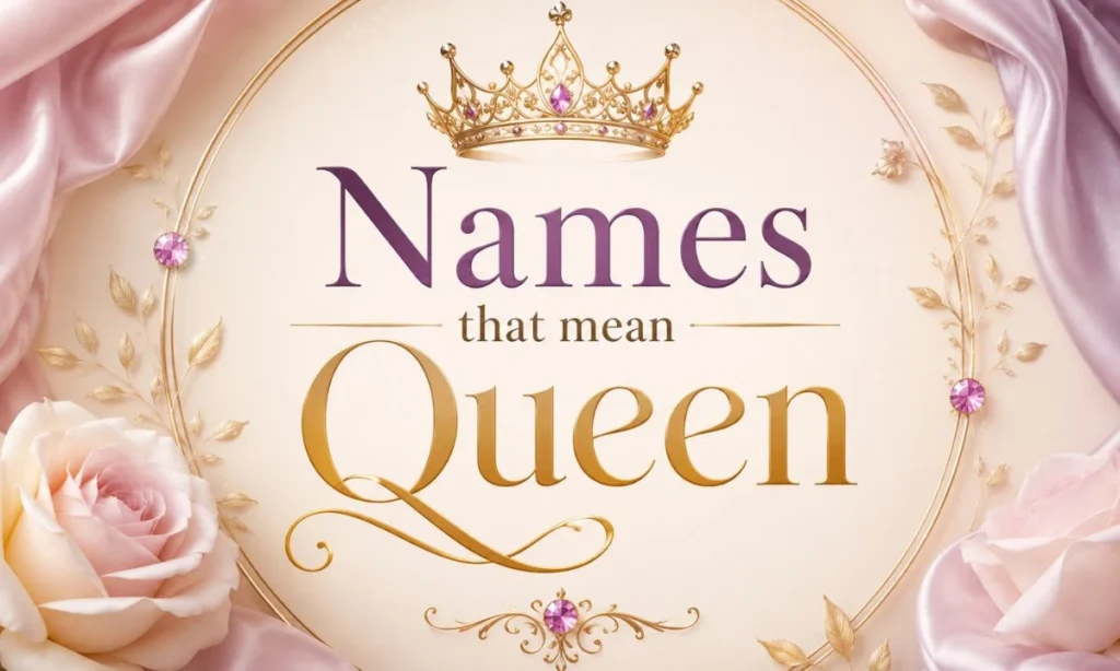 Names That Mean Queen Royal and Powerful Baby Names