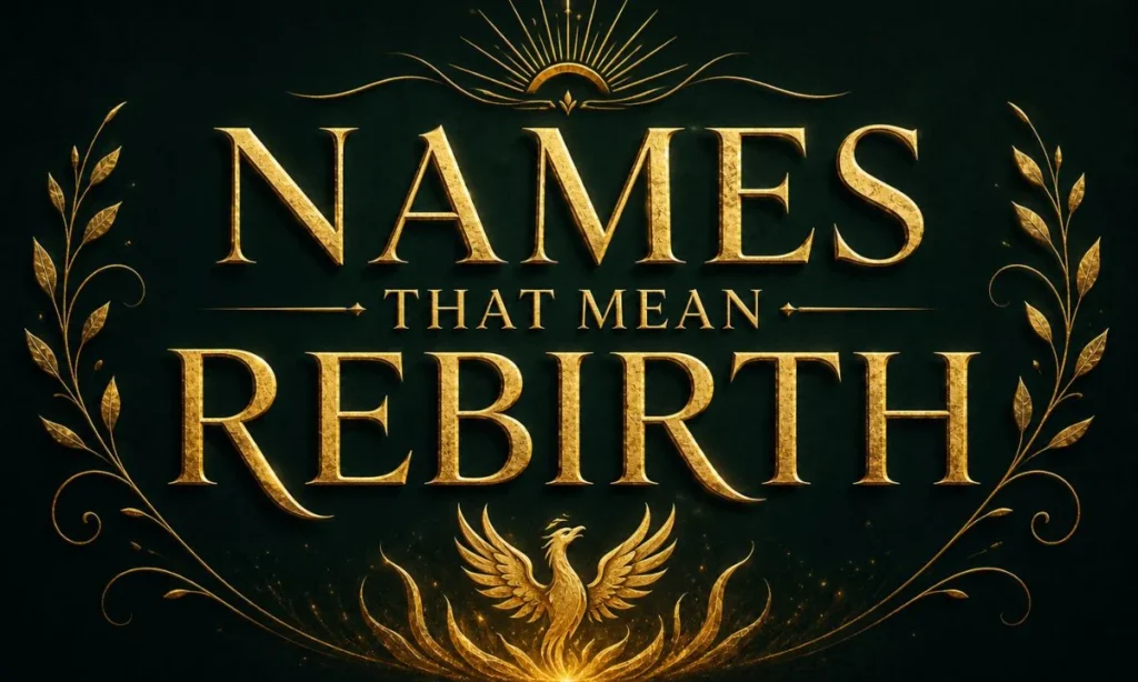 Names That Mean Rebirth Beautiful Baby Names for New Beginnings