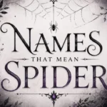 Names That Mean Spider: 250 Creepy, Unique & Powerful Ideas