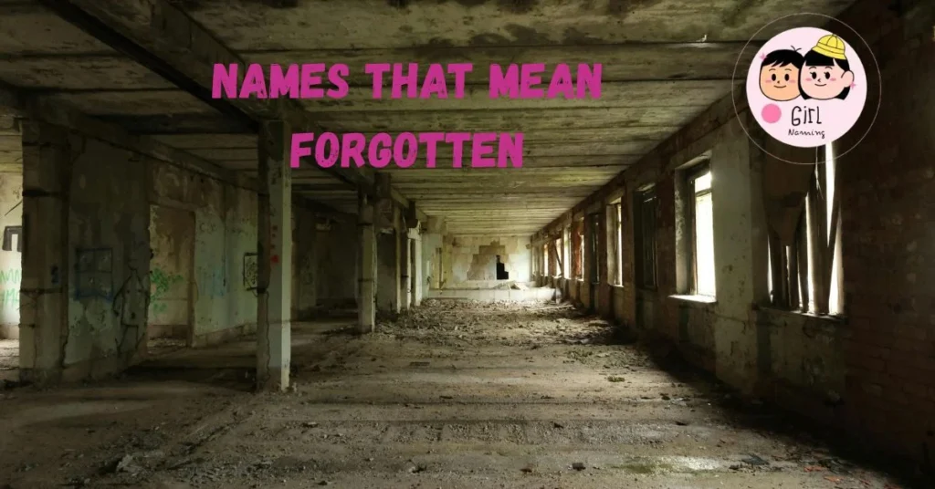 Names That Mean Star Forgotten