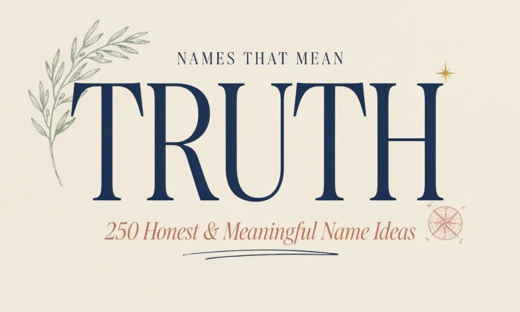 Names that Mean Truth Seeker