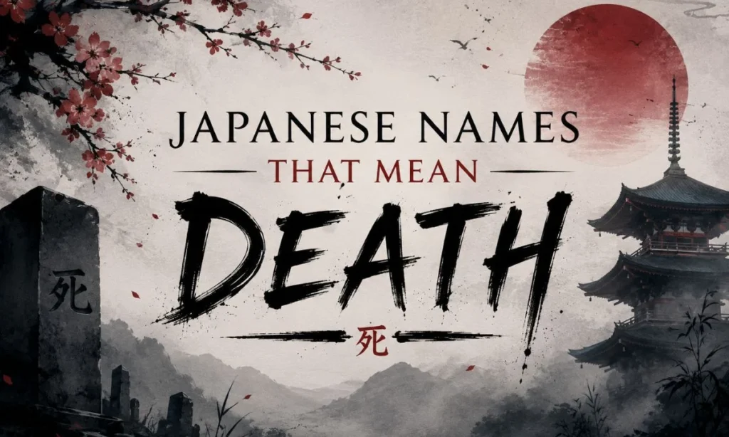 Japanese Names That Mean Death Dark and Mysterious Name Ideas