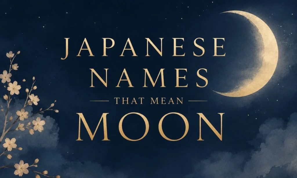 Japanese Names That Mean Moon For Boys and Girls