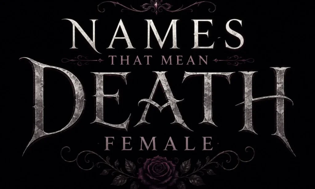 Names That Mean Death Female Dark &amp; Powerful Girl Names