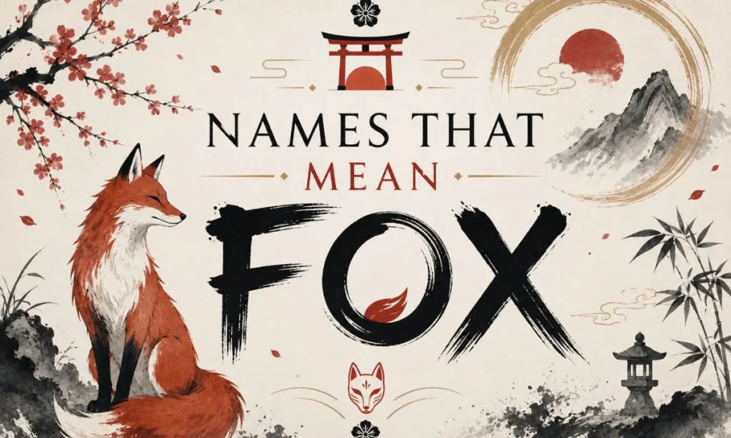Names That Mean Fox Clever and Wild Name Ideas for Boys &amp; Girls