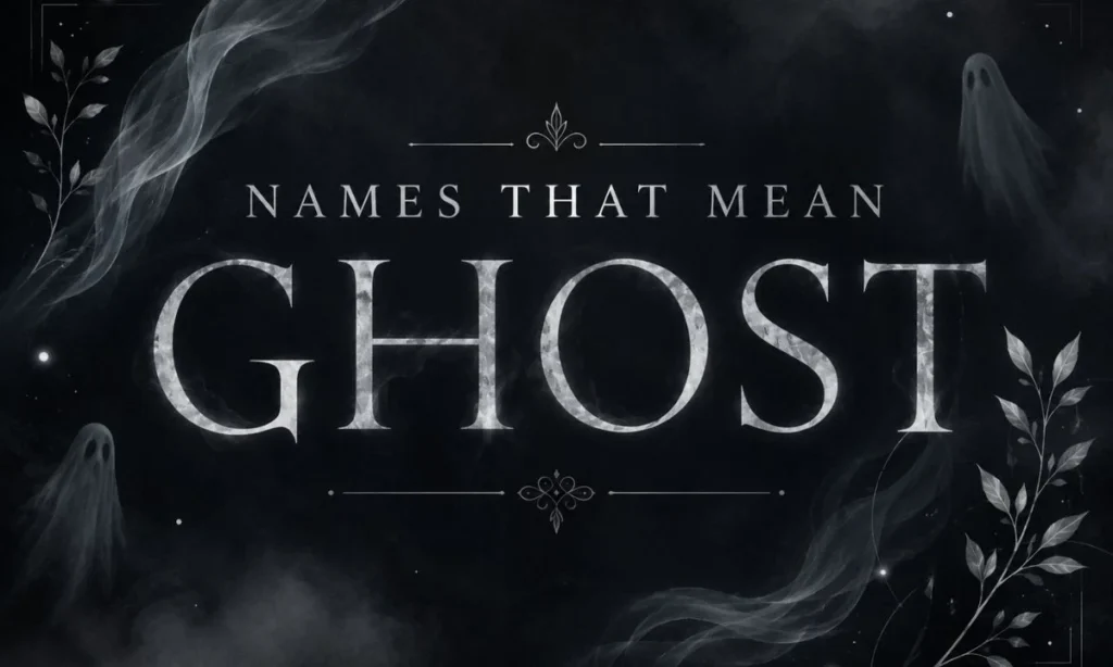 Names That Mean Ghost Baby Names