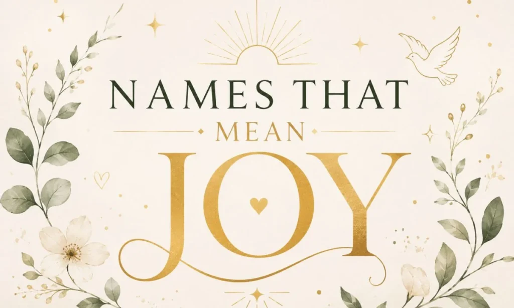 Names That Mean Joy Beautiful Baby Names Full of Happiness (1)