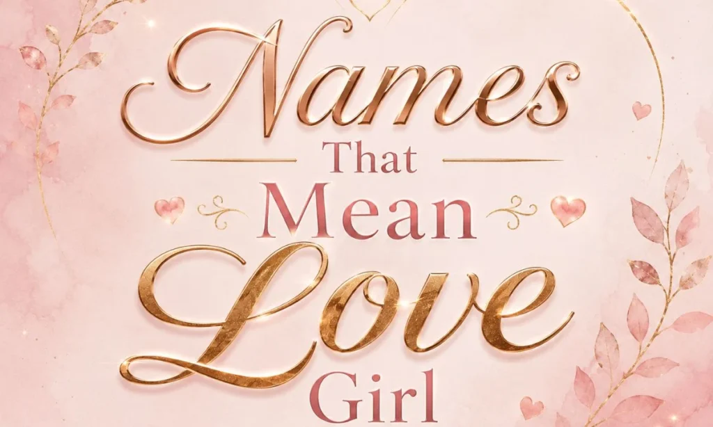 _Names That Mean Love Girl Heartwarming Choices
