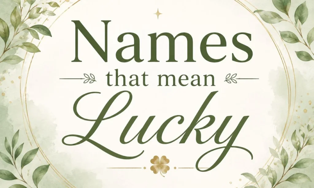 Names That Mean Lucky Beautiful Baby Names Full of Fortune