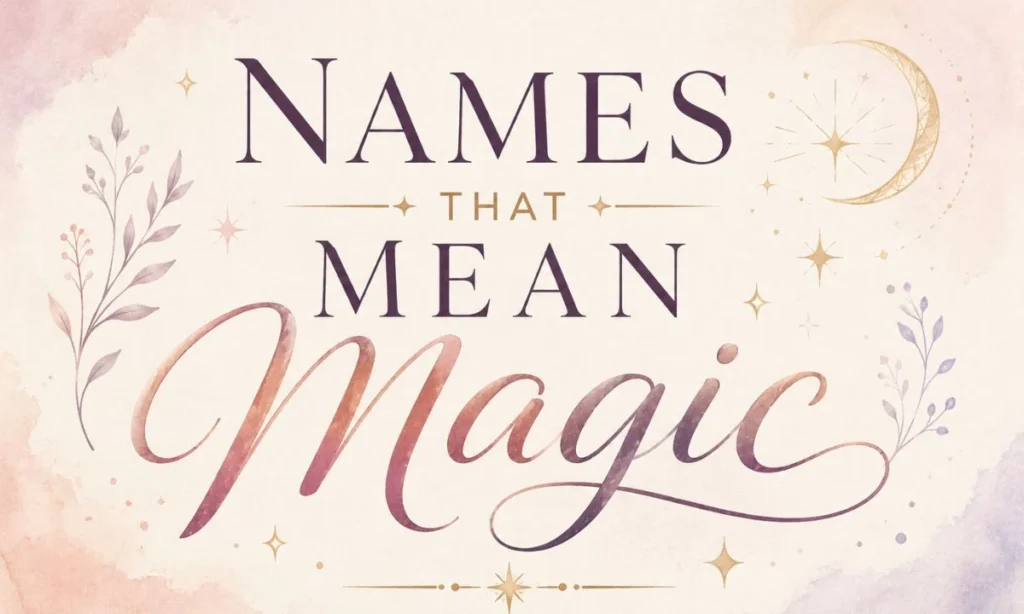 Names That Mean Magic Enchanting Baby Names with Mystical Meanings
