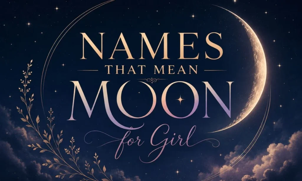 Names That Mean Moon for Girl Beautiful Lunar Baby Names