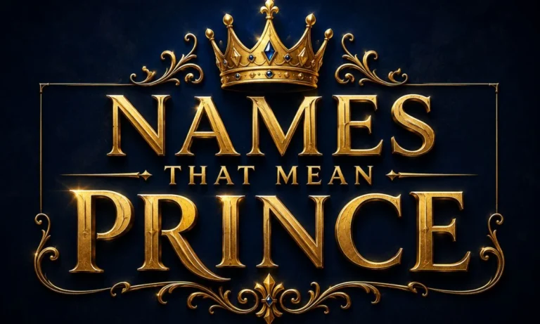 Names That Mean Prince Royal Baby Names with Noble Meanings
