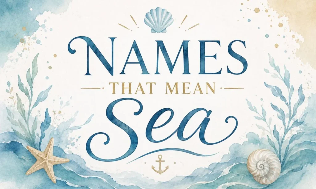 Names That Mean Sea For Boys &amp; Girls