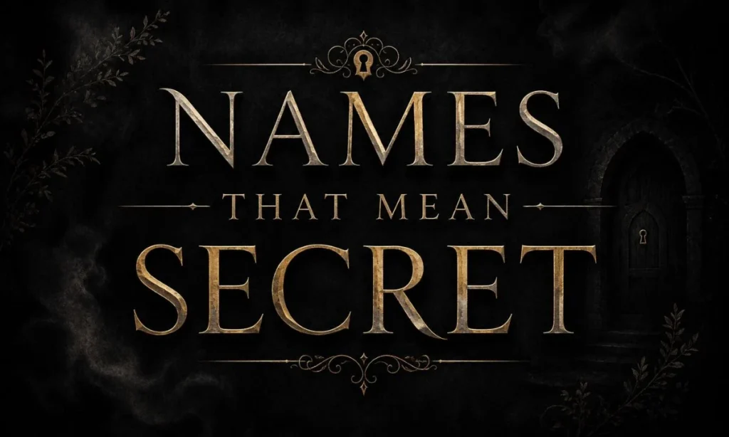 Names That Mean SecretMysterious &amp; Meaningful Name Ideas