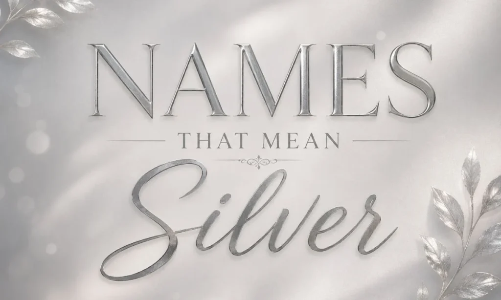 Names That Mean Silver Unique &amp; Shining Baby Names