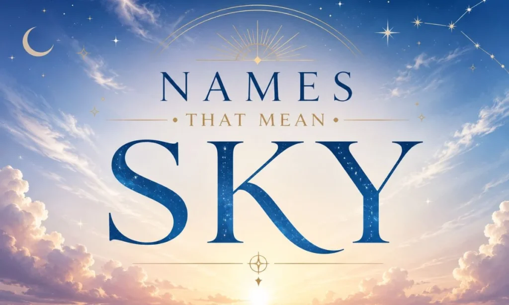 Names That Mean Sky Beautiful Baby Names Inspired by the Heavens