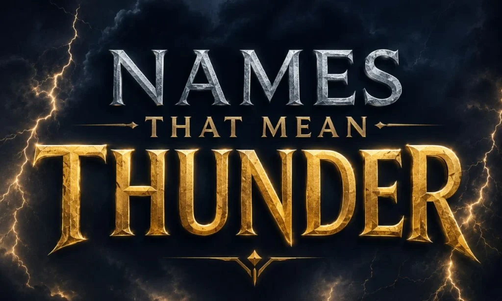 Names That Mean Thunder Unique, Mythological &amp; Strong Names (1)
