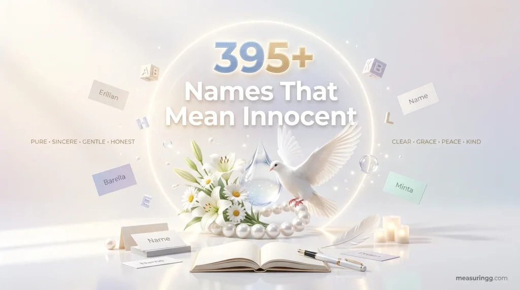 395 + names that mean innocent
