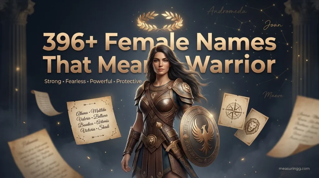 396 + female names that mean warrior