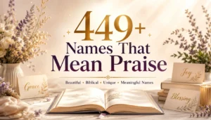 Names That Mean Praise