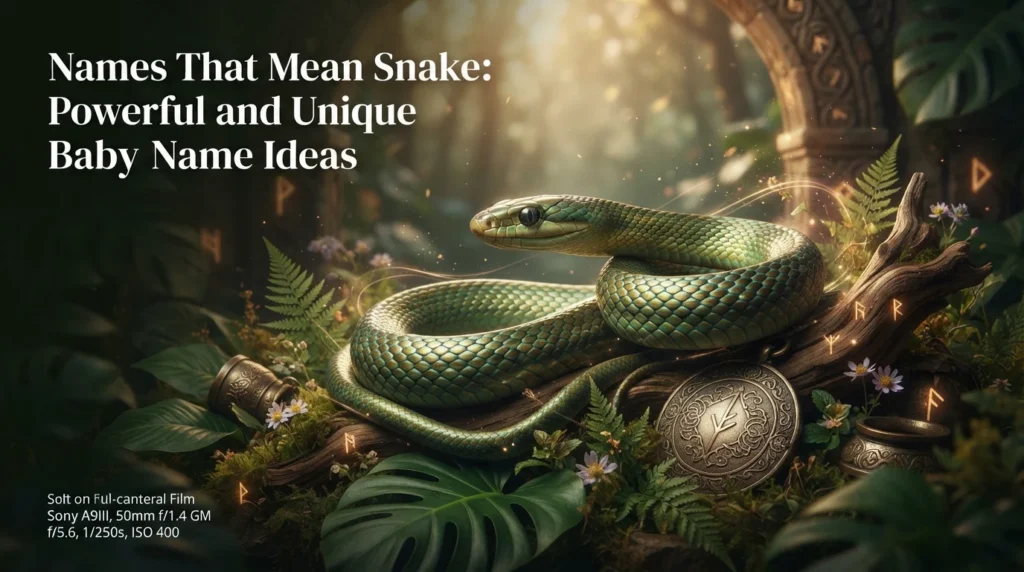Names That Mean Snake Powerful and Unique Baby Name Ideas